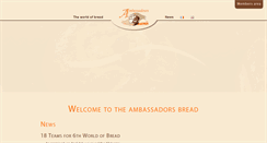 Desktop Screenshot of ambassadeursdupain.com
